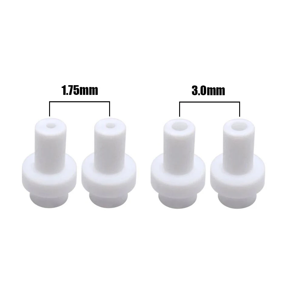 2/4Pcs UM 2 UM2 Hot End Isolator Coupler PTFE Inner Sleeve For 1.75mm 3mm Filament