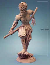 

1/24 75mm 1/18 100mm Resin Model Kits Wukong Unpainted No Color