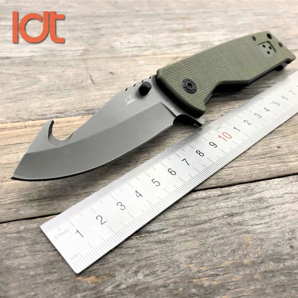 LDT X23 тактический складной нож 7Cr1 лезвие G10 Ручка выживания походные ножи карманный спасательный Открытый Военный Нож EDC инструмент