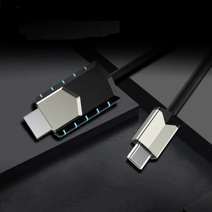 Адаптер usb type-C к HDMI 4K 30HZ 2M кабель преобразования для мобильных ПК AS99