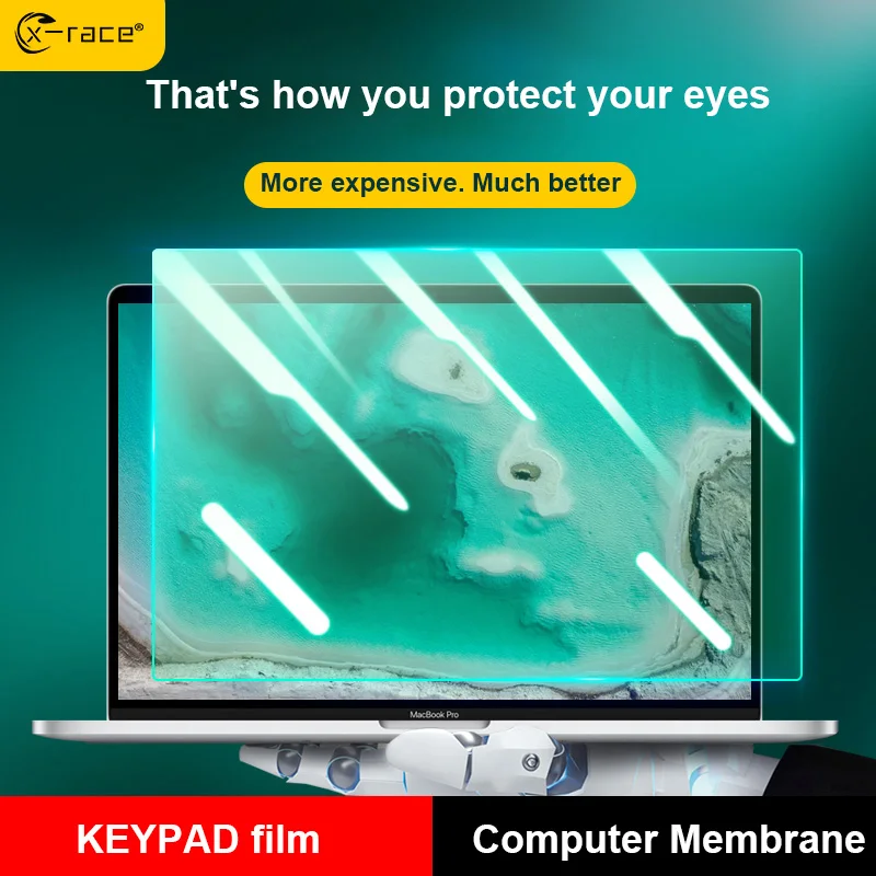 X-Race for Apple computer MacBook Pro Air 2016-2020 Laptop Screen Green Eye Protection Toughened glass  film