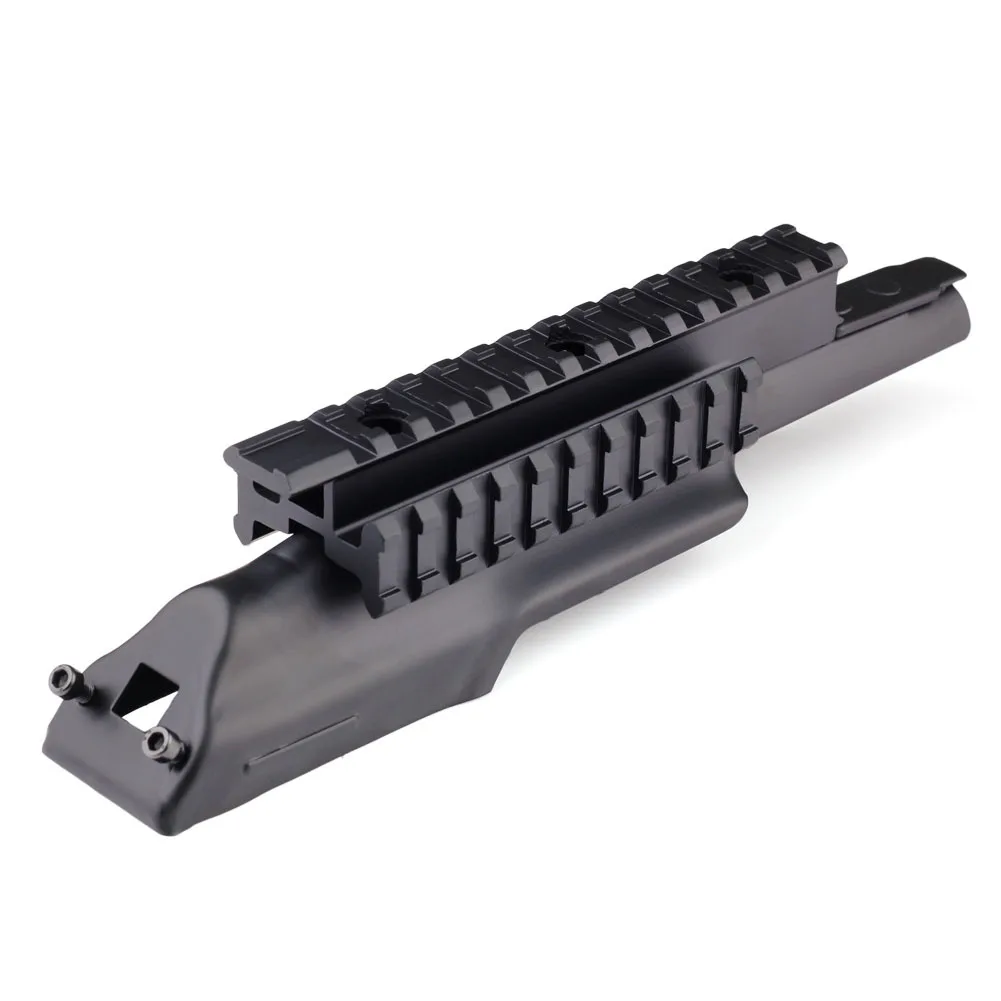 

Hunting AK47 Top Receiver Cover Scope Mount Base Dust Cover with Picatinney Top Rail MNT-970A See Through AK Rail