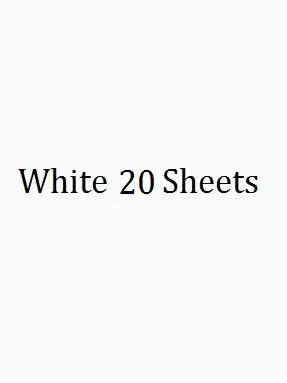 20 Sheets Size A5 Paper Chipboard Pads Scrapbooking Kraft White Cardboard  1mm Thickness Cardstock