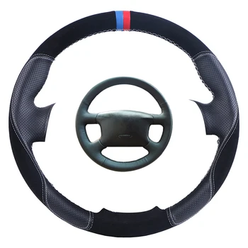 

Car Steering Wheel Cover Black Artificial Leather for Volkswagen Passat B5 VW Golf 4 Skoda Octavia 1999-2005