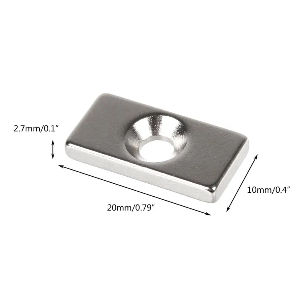 F20X10X3MM 10 шт. супер сильный блок магниты неодимовый магнит Блок Сильный магнитный - Цвет: F20X10X3MM