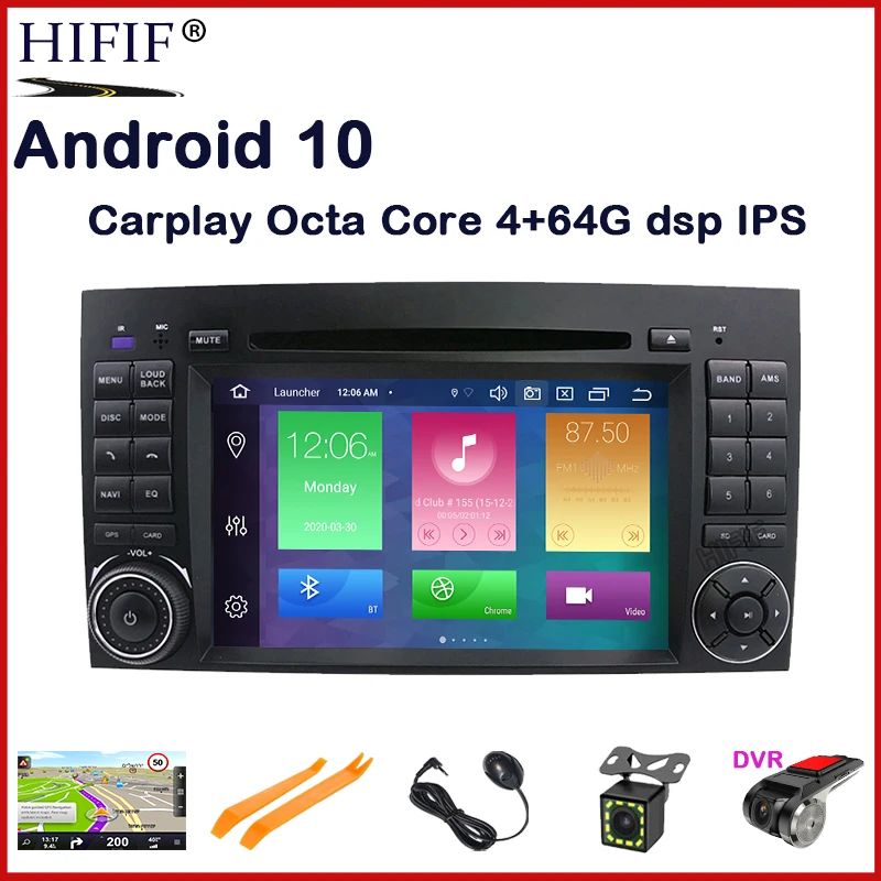 Android 10 2Din Auto Radio Auto Dvd Multimedia Für Mercedes Benz B200 Eine B Klasse W169 W245 Viano Vito W639 Sprinter W906 Wifi Gps