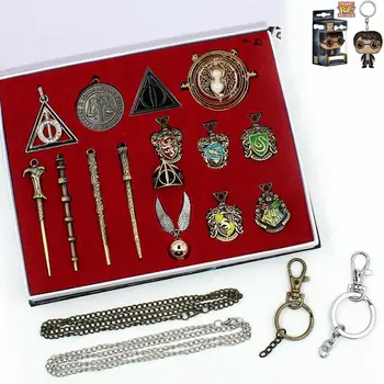 

15pcs/set 2019 New Potter Magic Wands Set Hermione Granger Lord Snape Neville Wand Potter Dumbledorr Quidditches Time Turner Toy