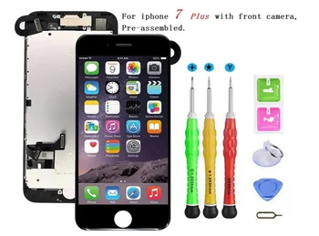 

LCD Touch screen Display and Digitizer Assembly Glass Touch Screen Replacement i7 Plus with Repair Tools