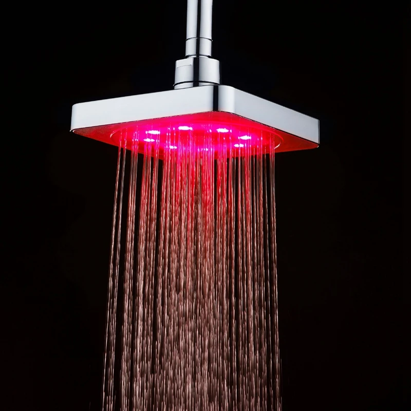 CSS Led Изменение насадки для душа датчик температуры воды зондирования Форсунка для Ванной Автоматический контроль красочный спринклер светодиодный душ