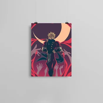 

Dio Brando JoJo's Bizarre anime Canvas poster Painting wall Art decor Living room Bedroom Study Home Decoration Prints