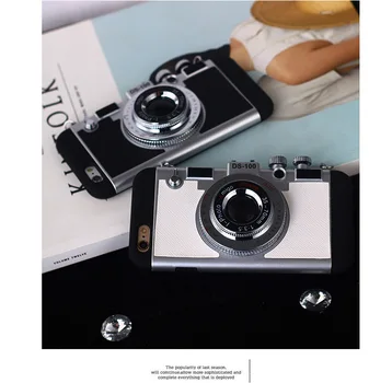 

Retro Shatter-resistant SLR Phone Shell Nostalgic Camera Pattern Phone Cover Case for iPhone 6 6s 6P 6sP 7 7P 8 8P X