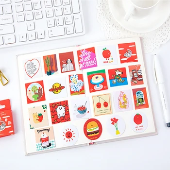 

8kinds life adventure series stickers DIY scrapbooking journal phone week album diary happy plan decorative stickers
