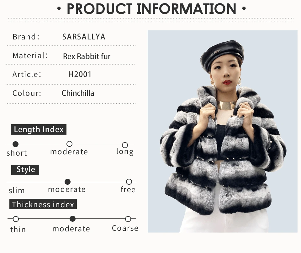 Real Rex Rabbit Fur Coat Women Short Luxury Jacket With Real Fur
