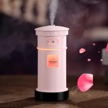 

200mL Mailbox LED Aromatherapy Essential Oil Diffuser Wide Scope of Application Fashionable Practical Ultrasonic Air Humidifier