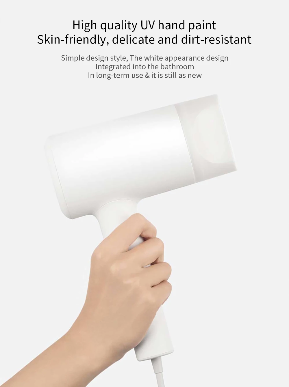Xiaomi Mijia, анион, фен, профессиональный, 1800 Вт, быстросохнущий, умный дом, портативный, мини, для путешествий, фен, низкий уровень шума
