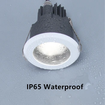 

Waterproof LED Down Light Spotlight Recessed Ceiling IP65 COB Downlight IP54 IP44 Mini Spot Light Built-in Indoor Bathroom