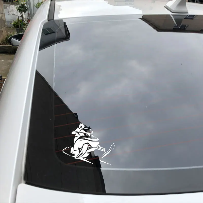 YJZT 18,1 см* 12,7 см наклейка для парашюта декоративный автомобильный стикер Автомобильный багажник виниловая наклейка черный/серебристый C31-0519