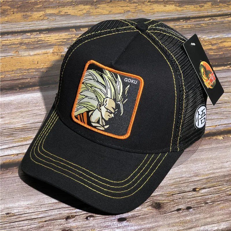 Dragon Ball Goku бейсболка s для мужчин и женщин Snapback хип-хоп летняя кепка Bone gorra hombre Регулируемая Кепка для водителя грузовика сетчатая Кепка для папы