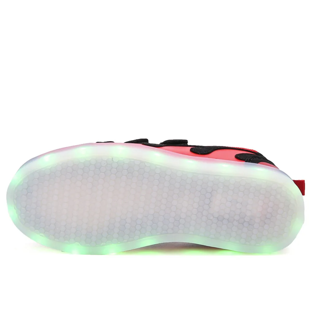 kids shoes for girl Children's Rechargeable Light Shoes Non-Slip Breathable Casual Shoes sapato infantil детская обувь#A20