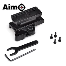 Aim-O Softair Riflescope Base Тактический QD Крепление для T1 T2 Red Dot Airsoft телескоп Крепления подходят 20 мм рельсы AO1702 охотничья оптика