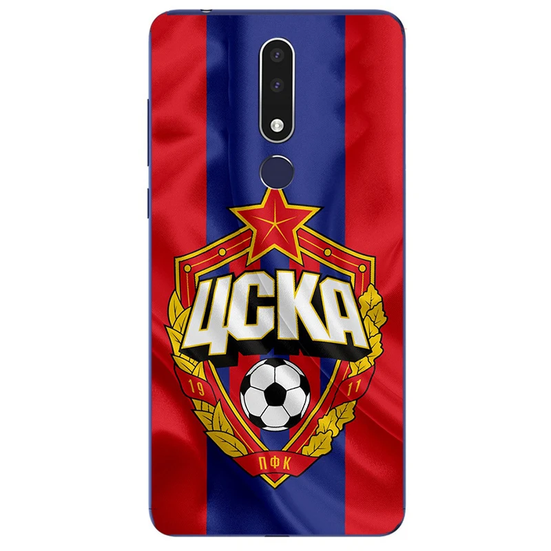 

PFC CSKA Moscow football Painting Case For Nokia 2.1 7.1 8.1 2.2 3.2 4.2 3.1 5.1 6.1 1 7 Plus 2018 Phone Printed silicone Cover