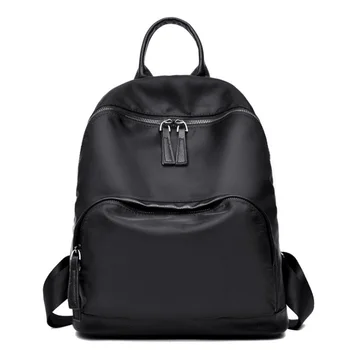 

Pure color simple wild Oxford student backpack large capacity lightweight breathable wear-resistant backpack casual backpack