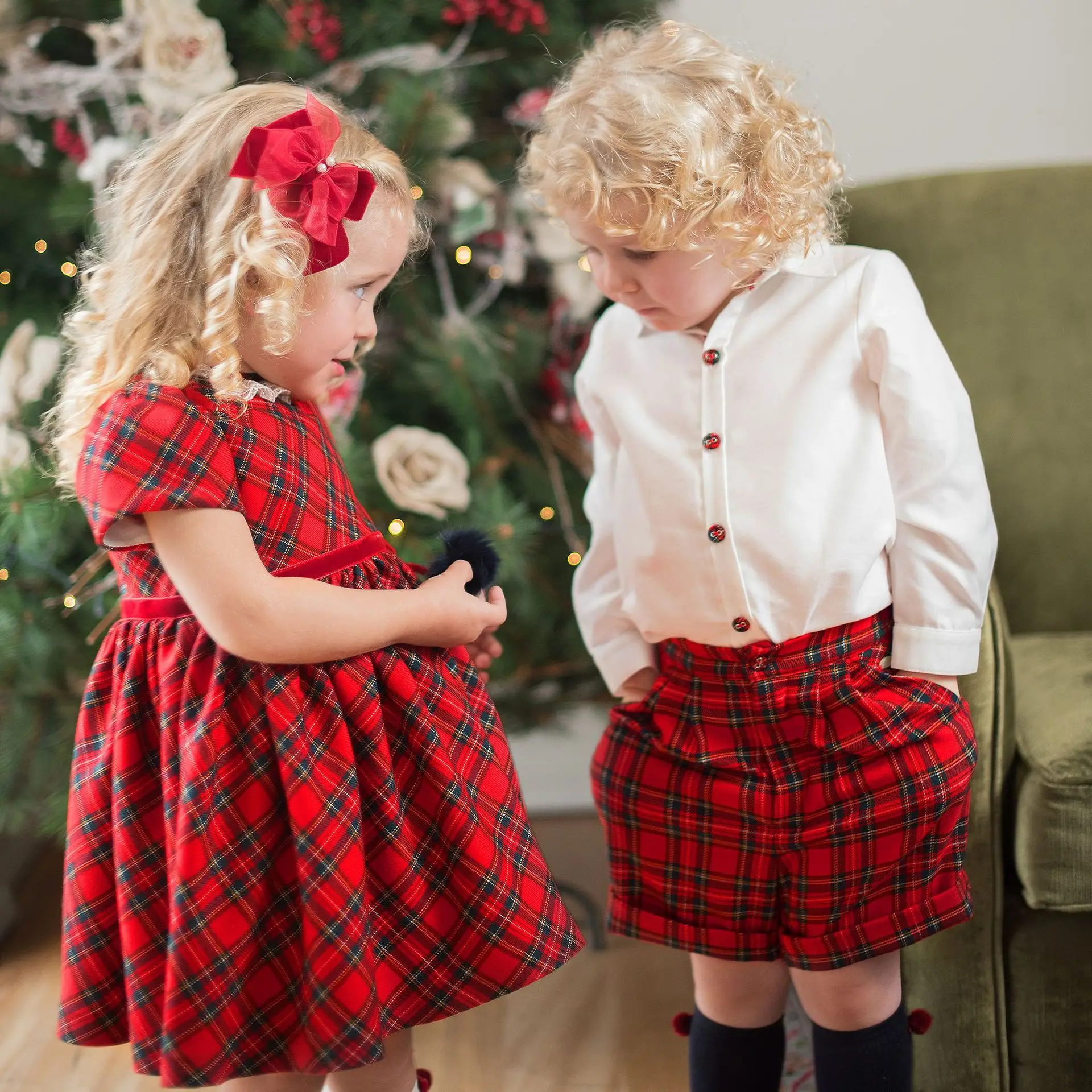 Испанское кружевное платье в клетку; платья принцессы; vestidos; элегантные платья; Рождественская Одежда для девочек; вечерние платья с кардиганом для подростков