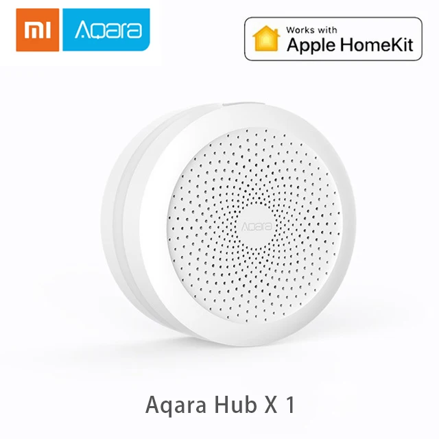 Aqara Hub Xiaomi Aqara концентратор умный беспроводной переключатель умный дом дверь окно датчик человеческого тела датчик воды датчик температуры и влажности - Цвет: Aqara Hub