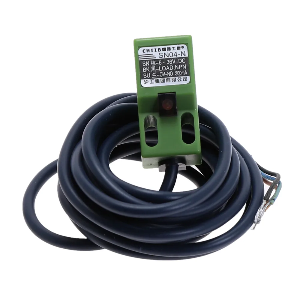 1 шт. SN04-N известный SN04N 4 мм подход Датчик NPN N/O 6-30V DC Индуктивный бесконтактный выключатель 3 провода