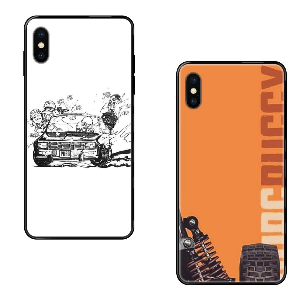 Baby Fashion Game Pubg Car Bike Poster Black Soft TPU Phone Cover Case Capa For Xiaomi Redmi 3S 4X 4A 5 5A 6 6A 7 7A 8 8A 8T 9 | Мобильные