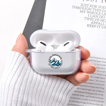 

Airpods Pro Case Cover The Great Sea Wave Pattern Clear Soft Case For Airpods 3 Bluetooth Wireless Earphone Case Charging Box