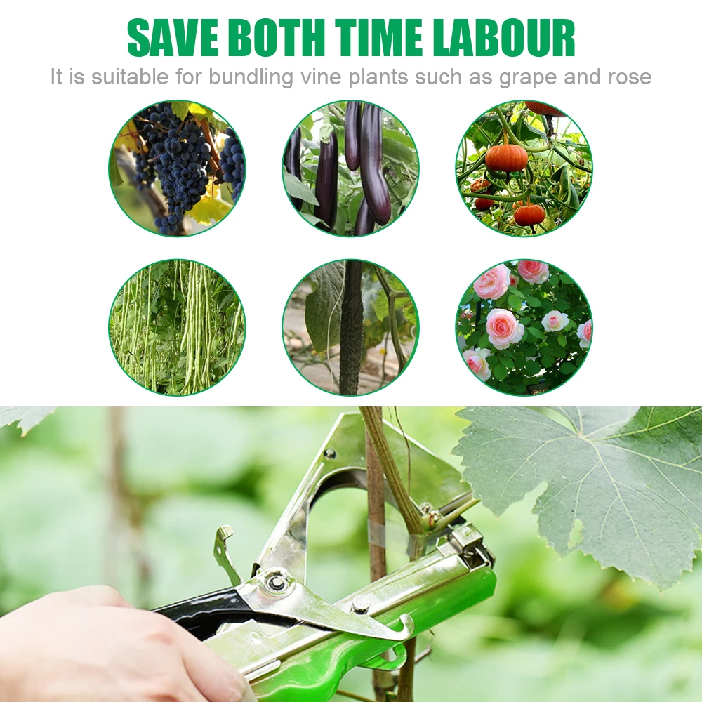 Garden Tools For Vegetable Grape Tomato Hand Tying Binding Machine Plant Branch Tying Machine
