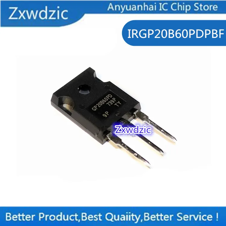 

10pcs 100% New Imported Original IRGP20B60PD GP20B60PD IRGP20B60PDPBF TO-247 IGBT Tube 22A 600V