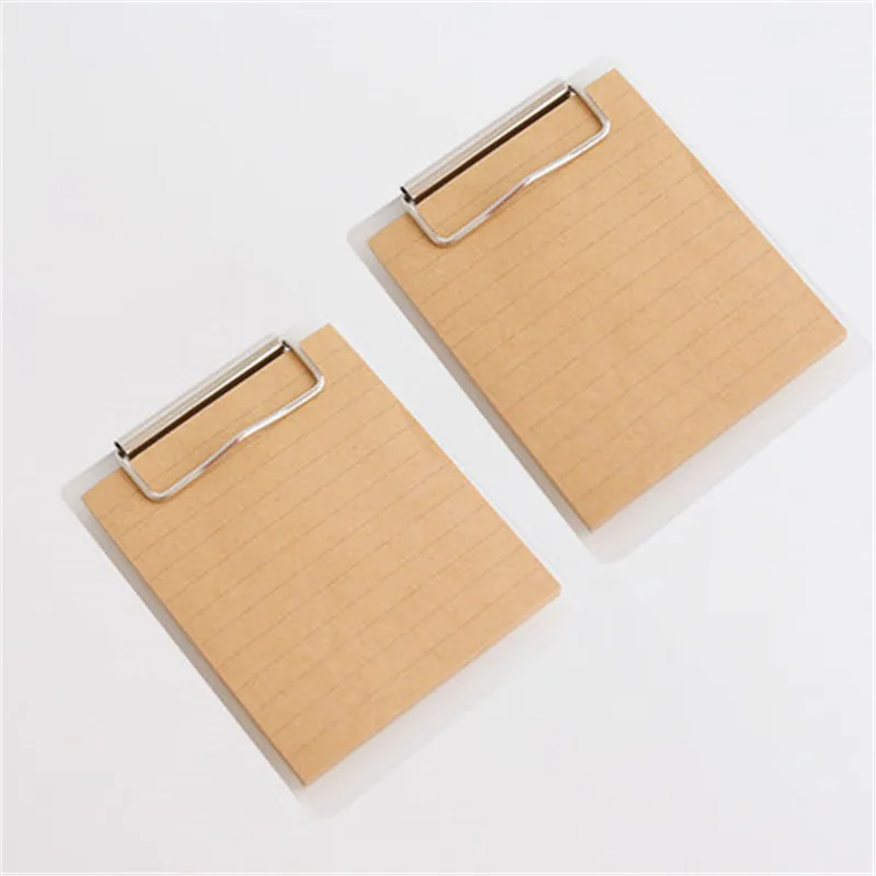 Крафт-Блокнот Держатель 80K Tearable PP Dlipboard блокнот портативный Блокнот свежий и прекрасный творческий блокнот канцелярские принадлежности для офиса
