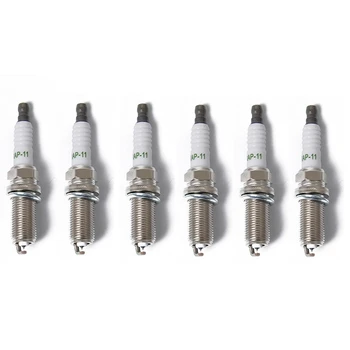 

6Pcs LFR5A-11 22401-8H515 Ignition Plug for Nissan Almera N16 X-Trail T30 Primera P12 LFR5A11 224018H515