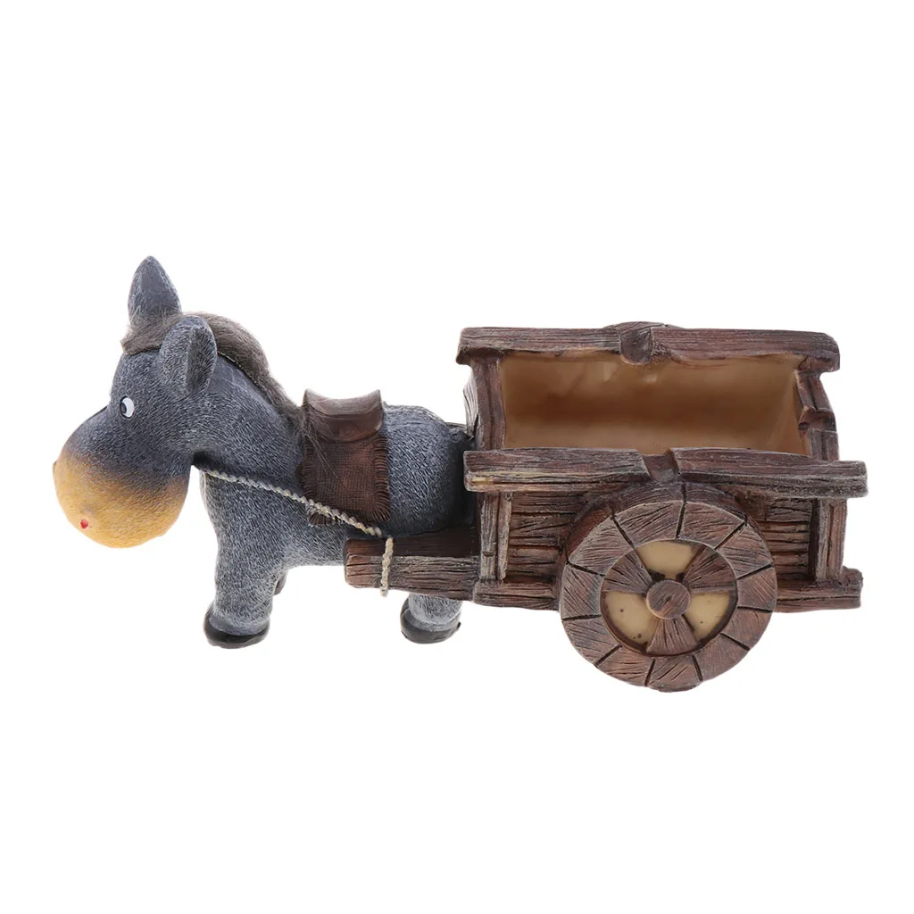 Donkey Shaped Cigarette Cigar Ashtray Tabletop Ash Tray Small Items Container Holder Resin