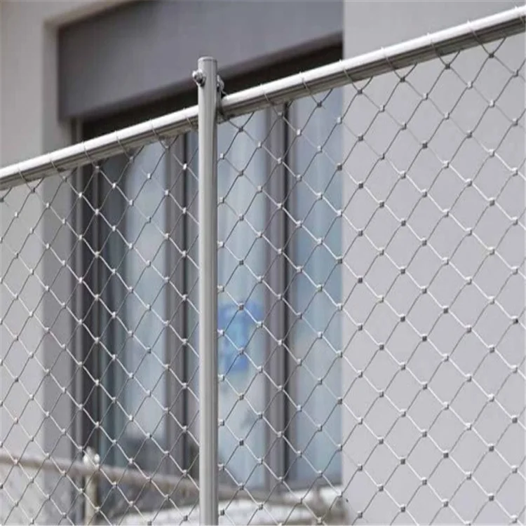 

Profession Production 304 Buckle/Weaving Stainless Steel Rope Net Animal Protective Mesh Effective Play a Protective Prevent Fal