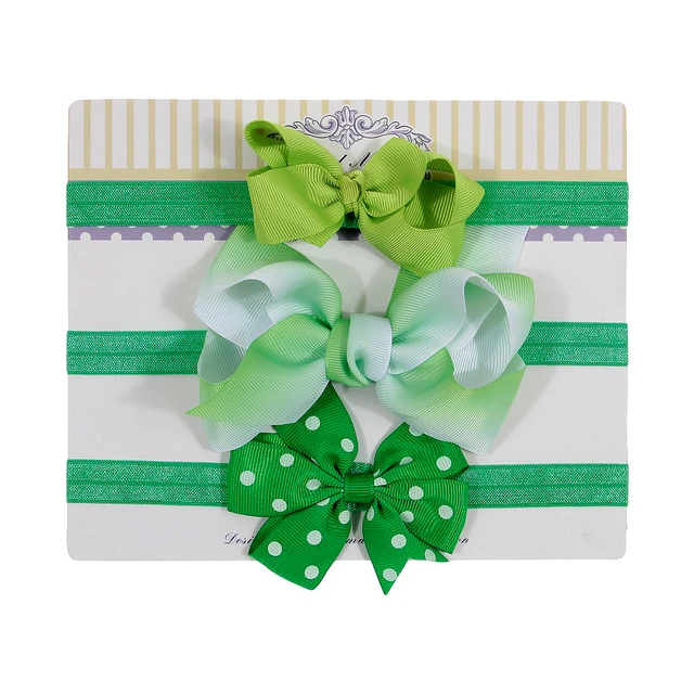 New 3pcs/lot Sequin Felt Bow Lotus Flower Elastic Headbands Kids Photography Props Baby Girls Cute Headwear Christmas Gift Sets 24