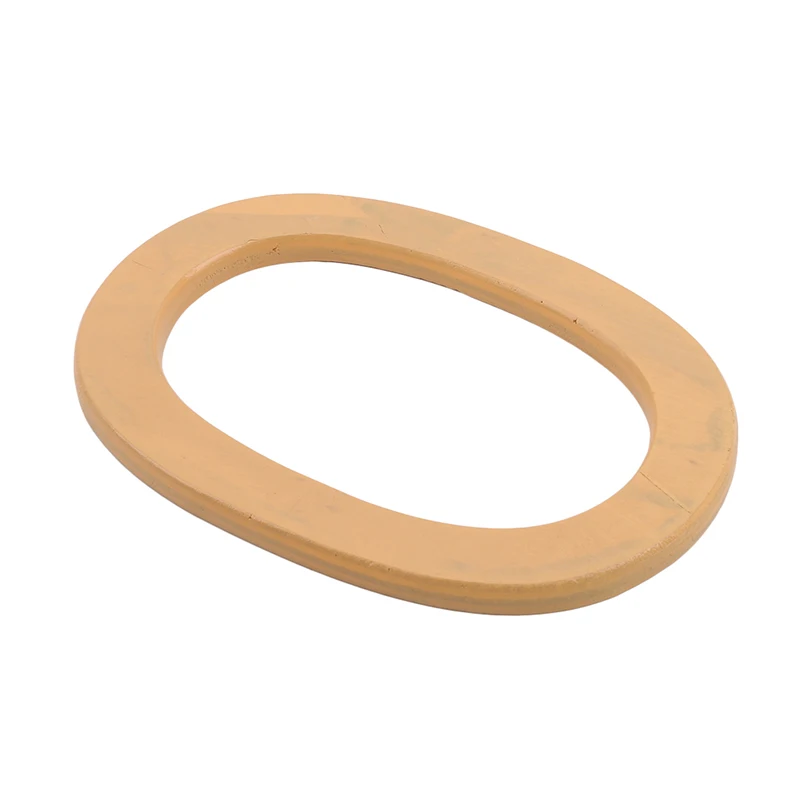 Oval Shape 2 Pieces Of Wood Bag Handle Wooden Cloth Purse Frame Bag Parts Handles