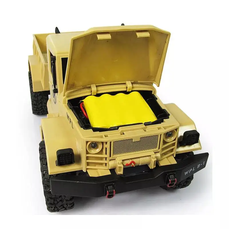 Kuulee WPL B-14 RC автомобиль грузовик дистанционного Управление 4 колеса восхождение внедорожный автомобиль игрушка 2,4G армии, игрушечные машинки, Форма головного освещения