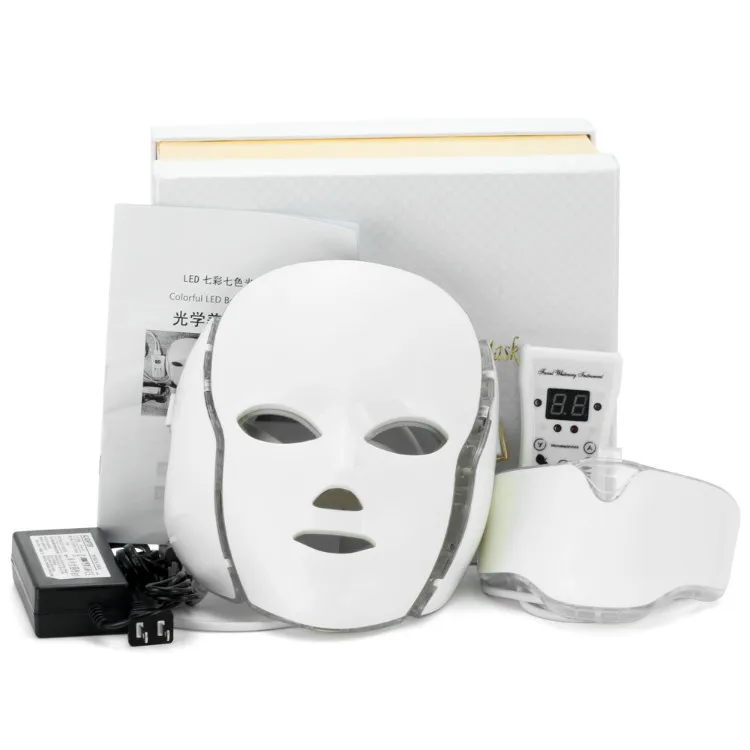 

Photodynamic Masks 7 Colors Lights LED Photodynamic Facial Mask Home Use Beauty Equipment Anti-acne Skin Rejuvenation CE