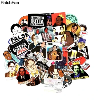 

12Set/lot A3295 Patchfan 62pcs Tv Show The Office Stickers DIY Scrapbooking Laptop Skateboard Motorcycle Home Decoration badges