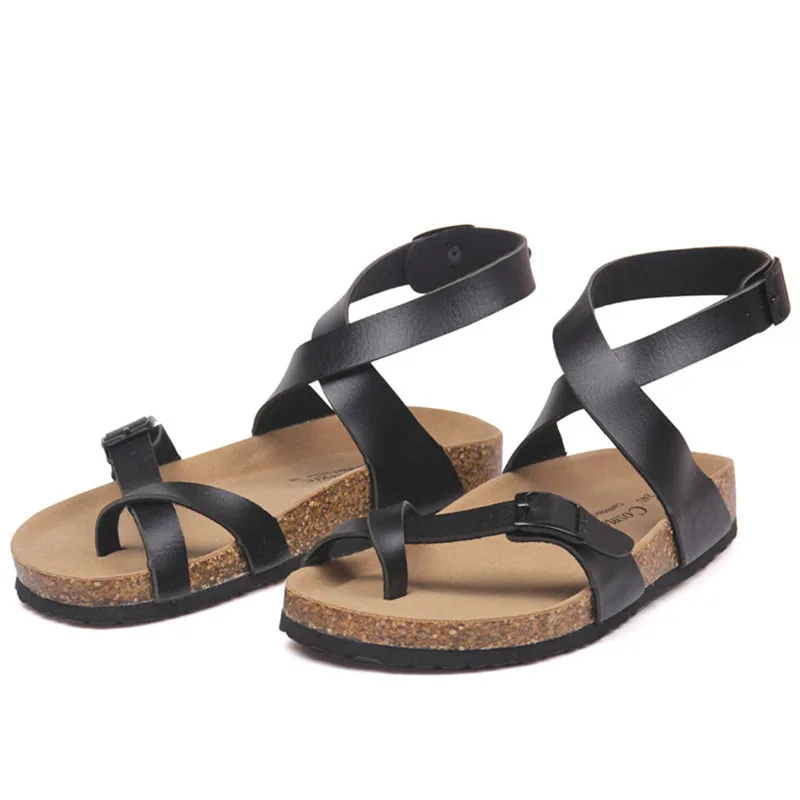 COSMAGIC Fashion Cork Sandals Women Casual Summer Beach Gladiator Non-slip Buckle Strap Sandalias Shoe women sandals