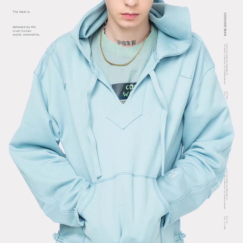 VIISHOW, уличная Мужская толстовка, бренд, хип-хоп стиль, Sudaderas Para Hombre, новые толстовки, мужские толстовки, Felpa Uomo, WD2011183