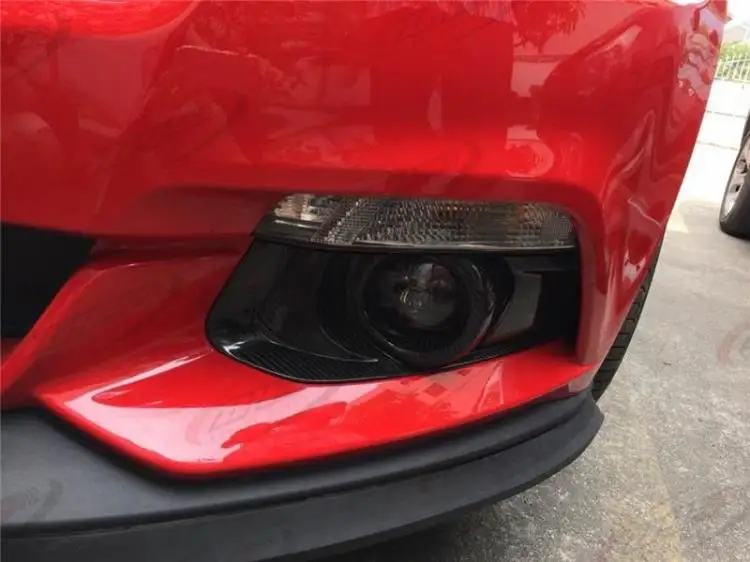 

Fit for FORD MUSTANG Fog Lamp Shade Fog Lamp Frame Carbon Fiber Modified Par