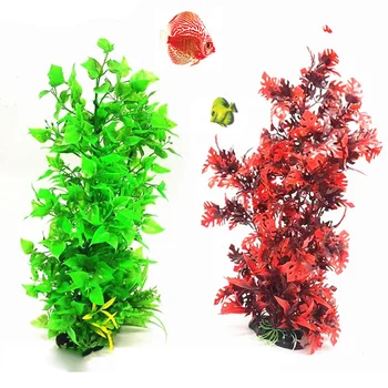 

Aquarium Decor Fish Tank Decoration Ornament Handmade Plastic Plant Landscape Decorations MYDING