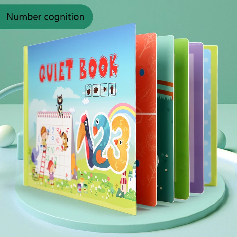 My First Busy Book Montessori Toys Baby Educational Quiet Book Activity Busy Board Learning Toys For Kids Christmas Gifts plush toys for babies Baby & Toddler Toys