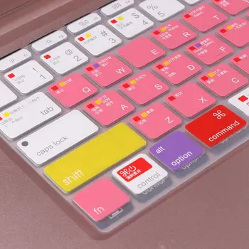 

Common Colorful Silicone Keyboard Skin Cover Sticker for 12" MacBook Laptop Notebook Computer Protector LX9A