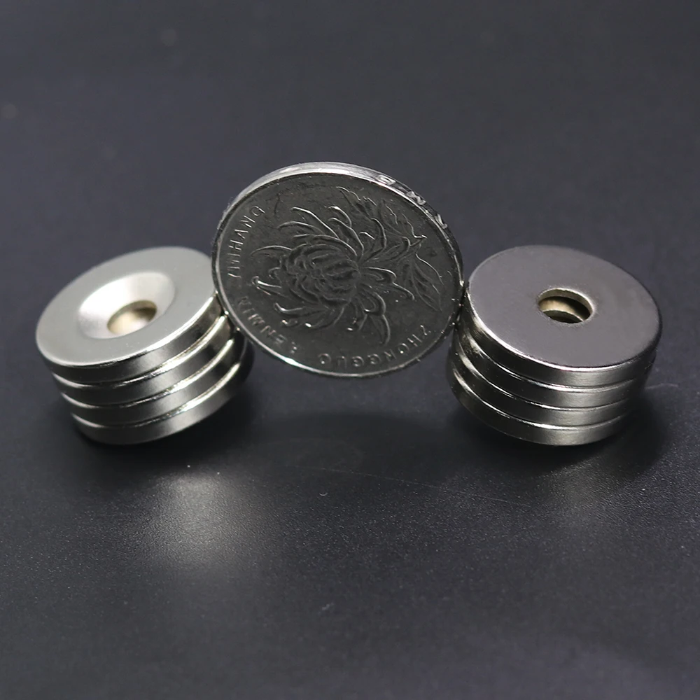 5/10/20Pcs 20x3-5 Neodymium Magnet 20mm x 3mm Hole 5mm NdFeB N35 Round Super Powerful Strong Permanent Magnetic imanes Disc