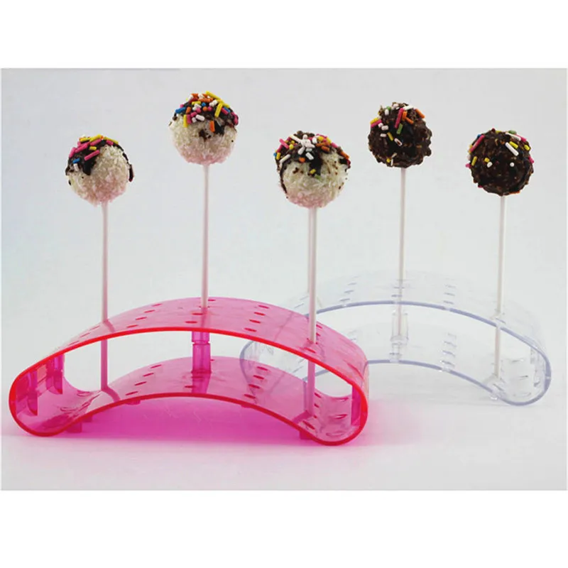 

20 Holes Cake Pop Lollipop Stand Display Holder Bases Shelf DIY Baking Tools U Shaped Display DIY Bakeware Cake Kitchen Gadgets
